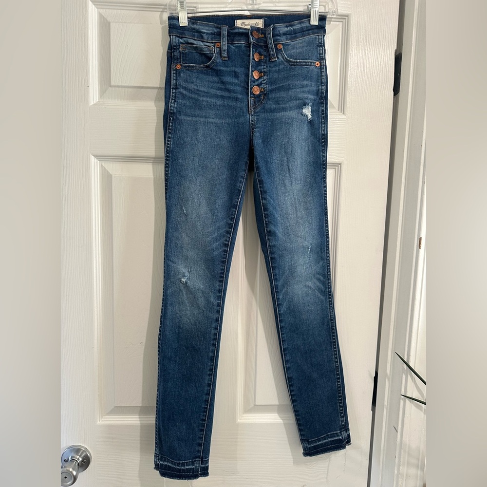 Madewell, 10 inch high-rise skinny